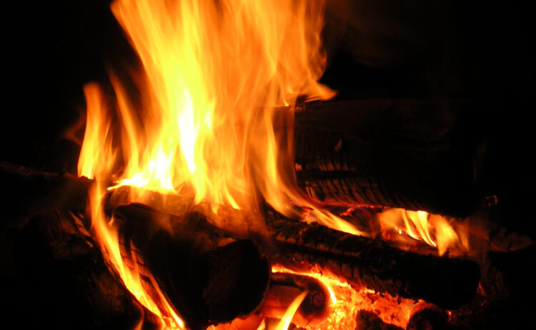 Eld närbild